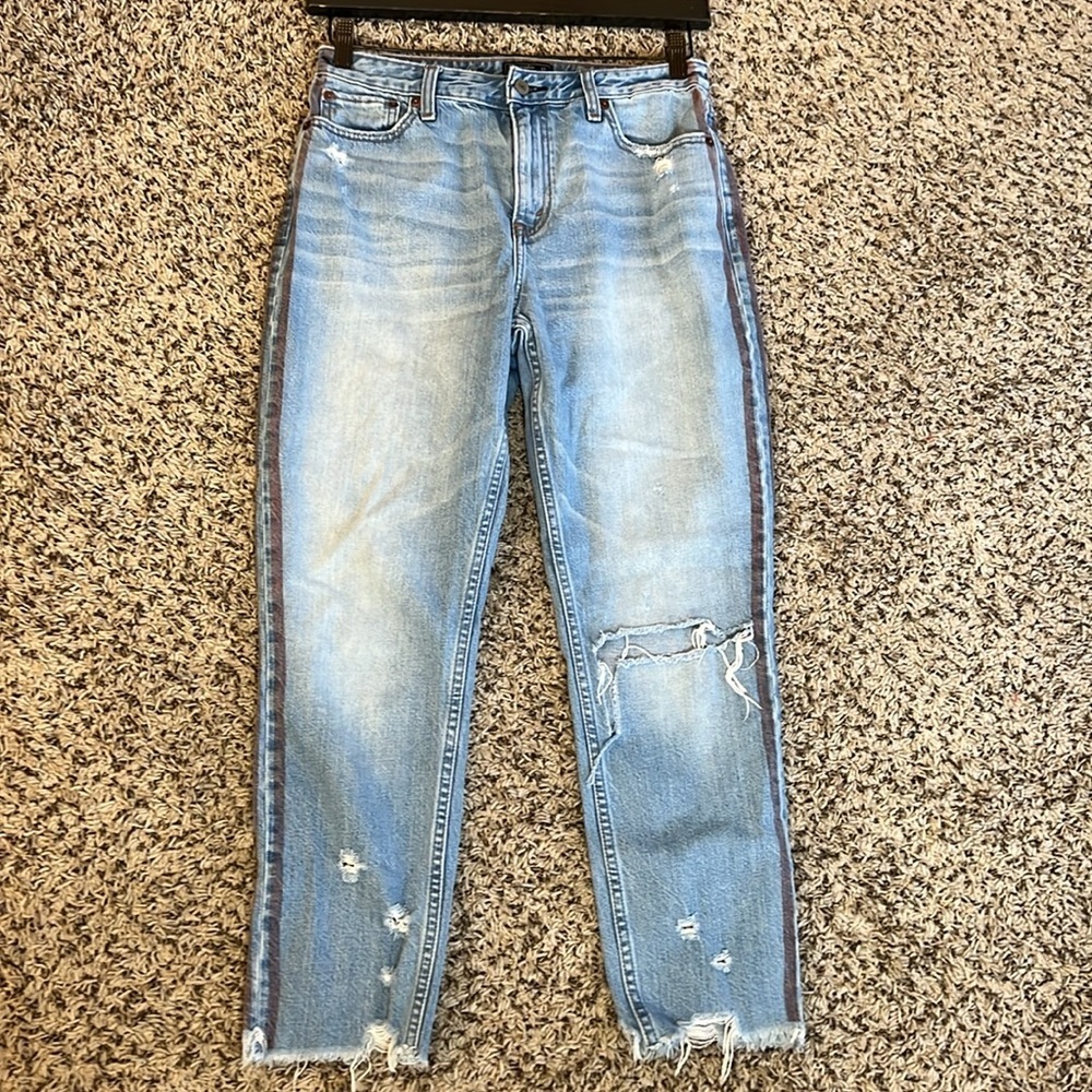 Abercrombie &‎ Fitch Annie High Rise Girlfriend Jean Size 27 - Picture 8 of 13